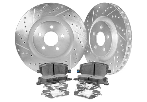 Stillen Cross Drilled & Slotted Brake Kit | 2014-2024 Infiniti Q50 / Q60 (NIS91007)