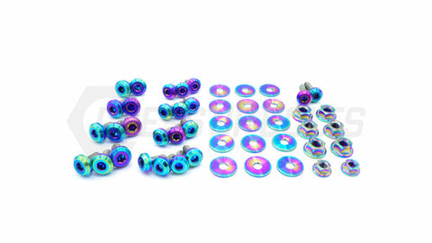 Dress Up Bolts Titanium Engine Bay Kit | 2006-2008 Subaru Forester (SUB-012-Ti)