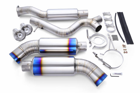 Tomei FULL TITANIUM MUFFLER EXPREME Ti TYPE-D Dual Exhaust System | 2003-2008 Nissan 350Z (TB6090-NS04B)
