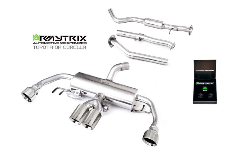 Armytrix Armytrix Valvetronic Exhaust System | 2023+ Toyota GR Corolla (TOCG4-QS3833)