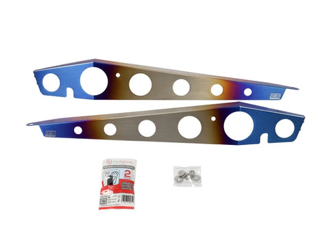 GrimmSpeed Titanium Fender Shrouds | 2015-2021 Subaru WRX STI (GRM.1066.1)