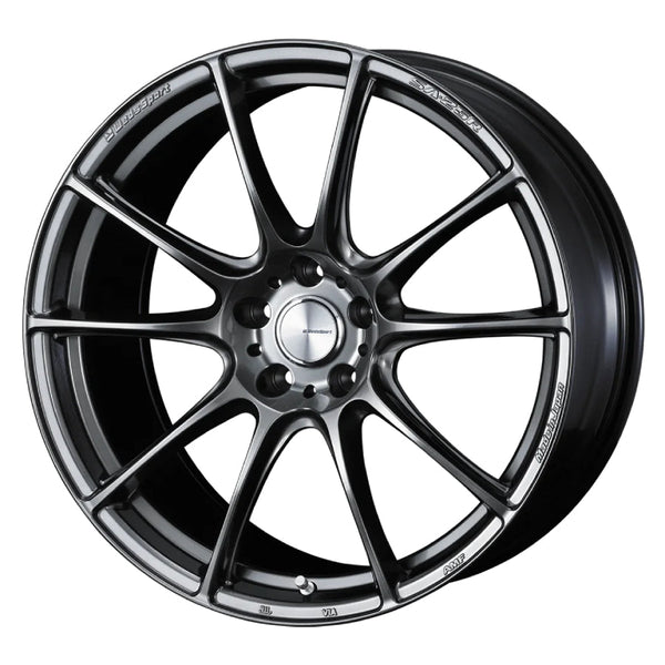 WedsSport SA-25R Platinum Silver Black 18x7 | 5x114.3 (73725