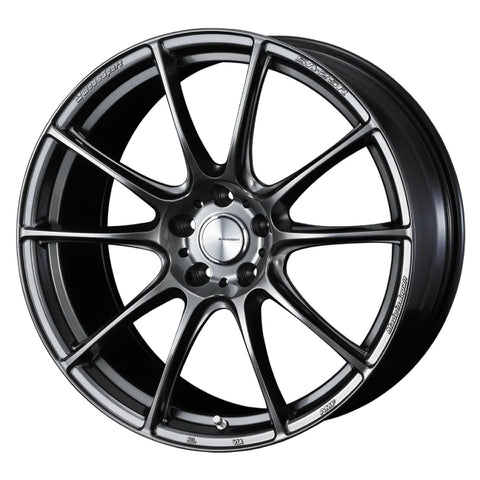WedsSport SA-25R Platinum Silver Black 18x7.5 | 5x100 (73731)