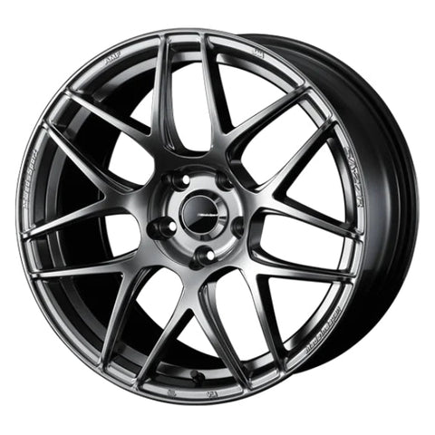 WedsSport SA-27R Platinum Silver Black 18x8.5 | 5x114.3 (74222)