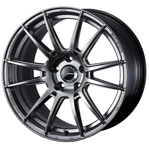 WedsSport SA-62R Platinum Silver Black 18x7.5 | 5x114.3 (41813)