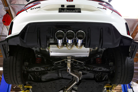 Remark Sports Touring Q-Spec Triple Tip Catback & Front Pipe | 2023+ Honda Civic Type-R (RK-C3076H-09Q)