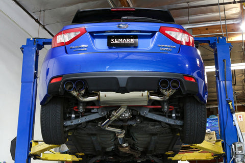 Remark Sport Touring Catback Exhaust w/o Resonator | 2008-2014 Subaru WRX / STI Hatch (RK-C4076S-02N)