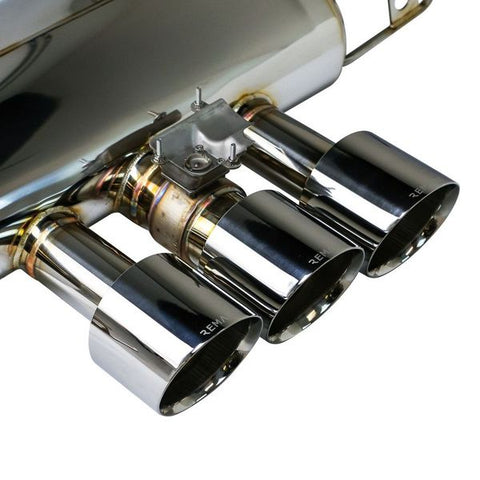 Remark Sports Touring Q-Spec Triple Tip Catback & Front Pipe | 2023+ Honda Civic Type-R (RK-C3076H-09Q)