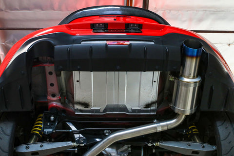 Remark R-1 Spec Full Titanium Catback Exhaust | 2022+ Subaru BRZ / Toyota GR86 (RK-C1063T-04TF/TFC)