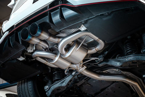 Remark Link Loop Titanium Catback Exhaust & Front Pipe | 2017-2021 Honda Civic Type-R (RK-C2076H-01LT)