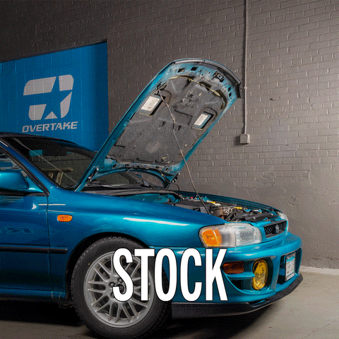 OVERTAKE Hi-Lift Hood Struts | Subaru 1993-2001 Impreza / 1998-2002 Forester (A10827STL)