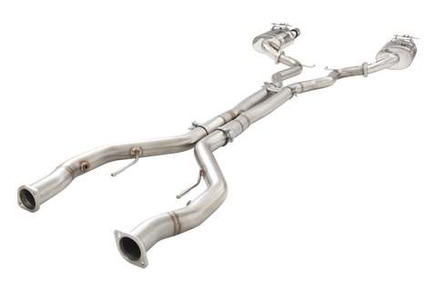 XForce Stainless Steel Twin 3" System w/ Straight Pipe Centre | 2013-2017 Chevy SS (ESVF74CS)