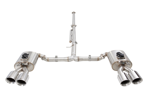 XForce Varex Valved Cat-Back Exhaust System | 2023+ Hyundai Sonata N line AWD (ESHSNL24VKCS)