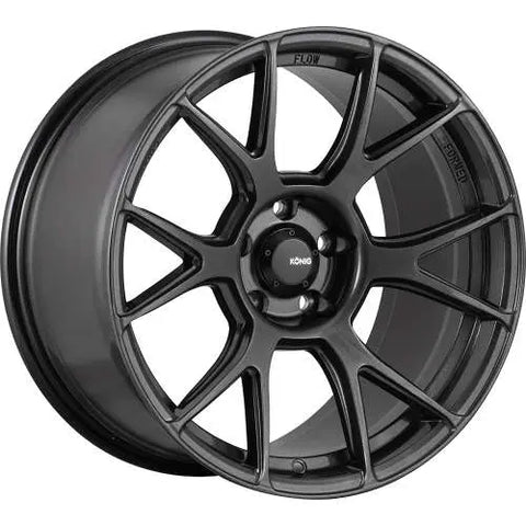 Konig Ampliform Dark Metallic Graphite Gray 18x8.5 | 5x114.3 (AM88514356)