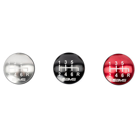 AMS Performance 6-Speed Billet Shift Knob | 2004-2021 Subaru WRX STI, and 2015-2023 Subaru WRX (AMS.50.06.0002-1)