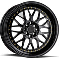 AodHan Wheels AH02 Gloss Black w/ Gold Rivets 18x8.5 | 5x114.3 (AH021885511435GB) - Return