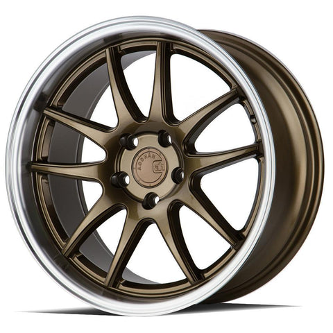 AodHan Wheels DS02 Bronze w/ Machined Lip 18x9.5 | 5x114.3 (DS21895511430BR)