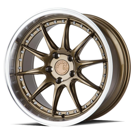 AodHan Wheels DS07 Bronze w/ Machined Lip 19x11 | 5x114.3 (DS71911511415BZ)