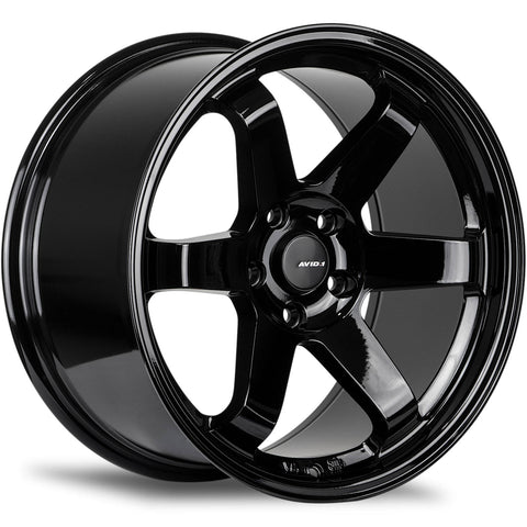AVID1 AV6 Gloss Black 18x9.5 | 5x114.3 (AV0618955H38GBK)