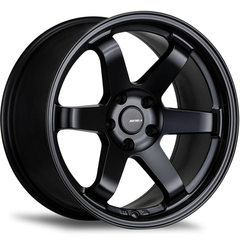 AVID1 AV6 Matte Black 18x9.5 | 5x100 (AV0618955C38BK)