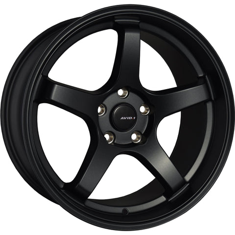 AVID1 AV28 Matte Black 18x9.5 | 5x114.3 (AV2818955H35BK)