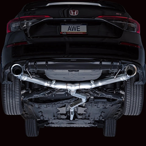 AWE Tuning Cat-Back Exhaust System | 2022+ Honda Civic Si and 2023+ Acura Integra A-Spec (3020-32/33)