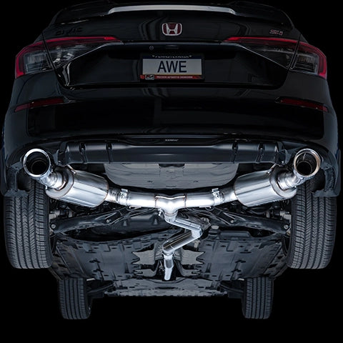 AWE Tuning Cat-Back Exhaust System | 2022+ Honda Civic Si and 2023+ Acura Integra A-Spec (3020-32/33)