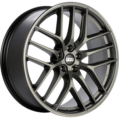 BBS Wheels CCR Hyperblack w/ Polished Outer Lip Ring 20x9 | 5x114.3 (CC0303PPO)