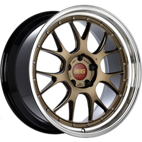 BBS Wheels LMR Bronze w/ Diamond Cut Machined Lip 20x9.5 | 5x120 (LM317MBZ)