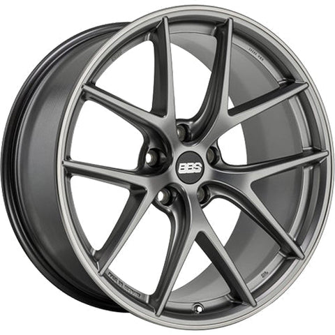 BBS Wheels CIR Platinum Silver w/ Polished Outer Lip Ring 20x8 | 5x112 (CI0701PSPO)