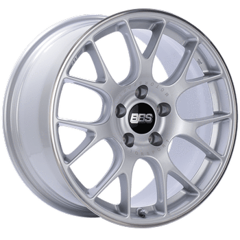 BBS Wheels CHR Brilliant Silver w/ Polished Outer Lip Ring 19x9.5 | 5x120 (CH106SPO)