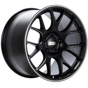 BBS Wheels CHR Satin Black w/ Polished Outer Lip Ring 20x11.5 | 5x130 (CH137BPO)