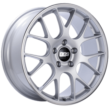 BBS Wheels CHR Brilliant Silver w/ Polished Outer Lip Ring 20x11.5 | 5x130 (CH137SPO)