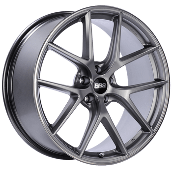 BBS Wheels CIR Platinum Silver w/ Polished Outer Lip Ring 20x9.5 | 5x114.3 (CI0302PSPO)