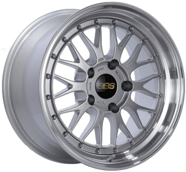 BBS Wheels LM Diamond Silver w/ Diamond Cut Machined Lip 17x9 | 5x130 (LM136DSPK)