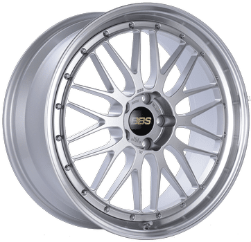 BBS Wheels LM Diamond Silver w/ Diamond Cut Machined Lip 21x10 | 5x120 (LM261DSPK)
