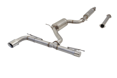 XForce 3in Varex Valved Cat-Back Exhaust System | 2013+ VW TSI 1.4l MK7/ 7.5 / 8 (ESVW01VKCS)