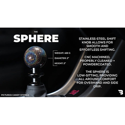 Billetworkz Weighted Shift Knob - 6 Speed Velocity Engraving | 2015-2023 Subaru WRX, and 2004-2021 Subaru WRX STI (BW-KNB-WRX6-VEL6)