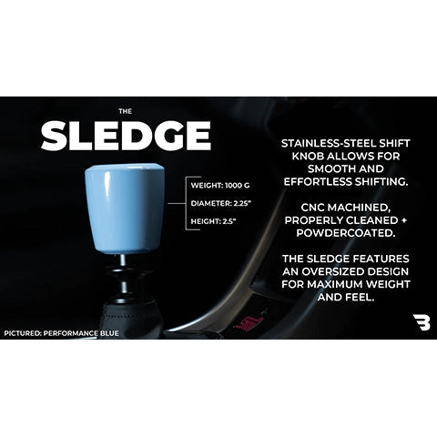 Billetworkz Weighted Shift Knob - 6 Speed Velocity Engraving | 2015-2023 Subaru WRX, and 2004-2021 Subaru WRX STI (BW-KNB-WRX6-VEL6)