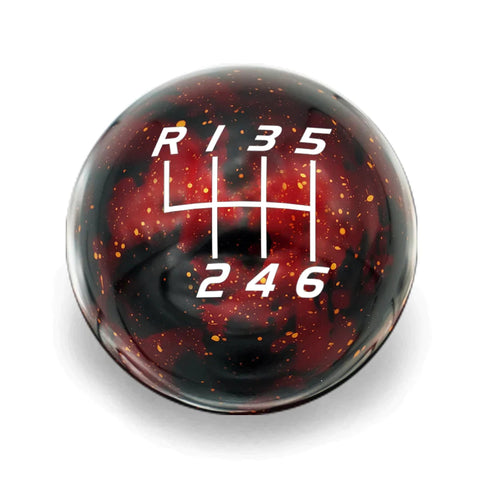 Billetworkz Cosmic Space Shift Knob - 6 Speed Velocity Engraving | 2013-2021 Subaru BRZ/Scion FR-S/Toyota 86 (BW-KNB-BRZ1-VEL6)
