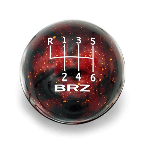 Billetworkz Cosmic Space Shift Knob - 6 Speed BRZ Engraving | 2013-2021 Subaru BRZ (BW-KNB-BRZ1-SBRZ)