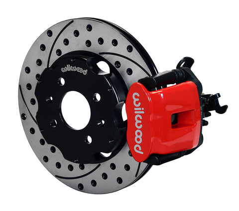 Wilwood Rear Parking Brake Caliper Brake Kit - 2.46" Axle Offset - 11" Rotors | 92-95 Civic / 93-97 Del Sol / 90-01 Integra (140-10208)