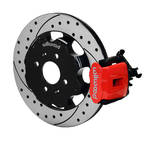 Wilwood Rear Parking Brake Caliper Brake Kit - 2.71" Axle Offset - 12.19" Rotors | 92-95 Civic / 93-97 Del Sol / 90-01 Integra (140-10211)