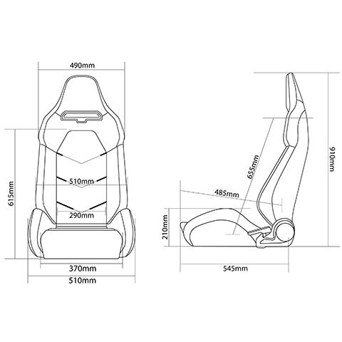 BRAUM Racing Viper X Series Seat (BRR3)