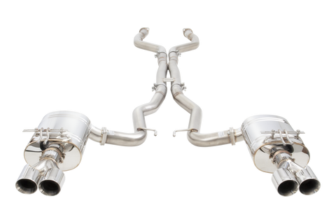 XForce Stainless Steel Twin 3" System w/ Straight Pipe Centre | 2013-2017 Chevy SS (ESVF74CS)