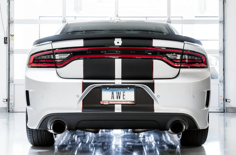 AWE Track Cat-Back Exhaust | 2015-2022 Dodge Charger 392 / Hellcat (3015-32112)