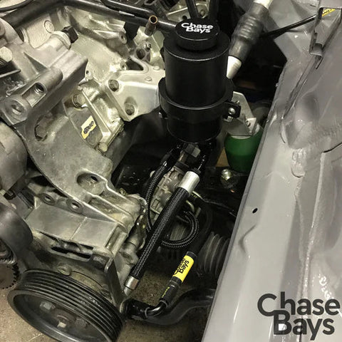 Chase Bays Triple Baffled Power Steering Reservoir | Multiple Fitments (CB-U-BA/OEPSR)