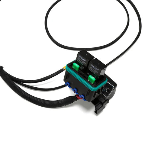Chase Bays Dual Fan Relay Wiring Harness with 180º F Thermoswitch | Universal (CB-2FANRLY)