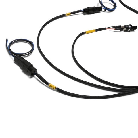 Chase Bays Dual Fan Relay Wiring Harness with 180º F Thermoswitch | Universal (CB-2FANRLY)