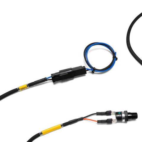Chase Bays Dual Fan Relay Wiring Harness with 180º F Thermoswitch | Universal (CB-2FANRLY)
